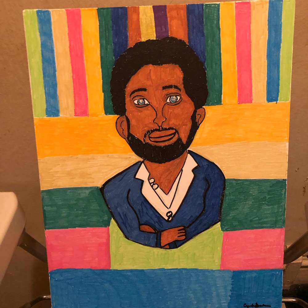 Colorful Abstract Portrait Art